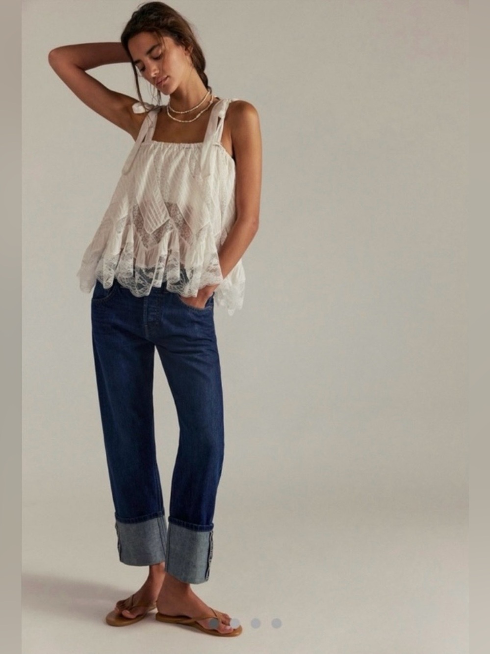 Free People We The Free Slade Slim Selvedge Jean
